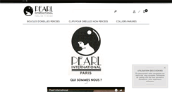 Desktop Screenshot of pearlinternationalparis.com